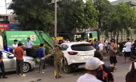 Vụ xe "điên" đâm liên hoàn 10 phương tiện, 1 người chết ở Hà Nội: Danh tính lái xe Mazda 18 tuổi